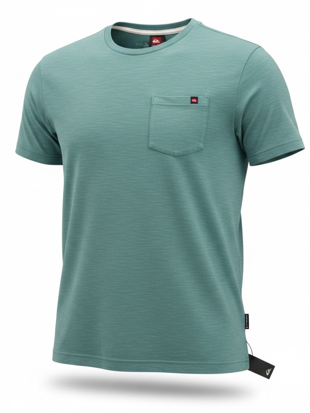 Quiksilver Men’s Pocket T-Shirt Size Small Teal Aqua Short Sleeve Surf